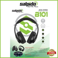Salpido B101 Bass + Stereo Wireless Headphone With Folding / TF / AUX / Call & Answer / Microphone