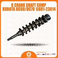 terlaris K CRANK SHAFT COMP KUBOTA DC60-DC70 for COMBINE HARVESTER