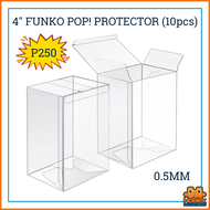 [10pcs] 4inch Funko Pop Protector 0.5MM (Hard PET Plastic)