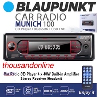 BLAUPUNKT MUNICH 100 WITH USB/SD/BLUETOOTH CD PLAYER
