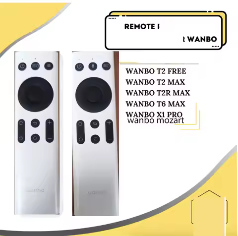 Remote Control for Wanbo Android Projector, Optional IR and Voice