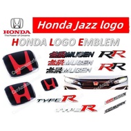 Honda Jazz GD GE6 GE8 GK5 RG RED Logo Emblem sagisag front rear trunk sticker