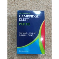 Dictionarynaire Cambridge Klett Poche English-French (English-French Dictionary) (B1)