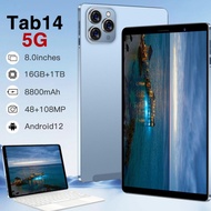 Tablet 5G baru 0PPQ Tab14 12inch 12GB+512GB tablet pembelajaran