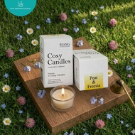 Riang. Cosy Candles (4pcs) (scented tealight candle / premium IFRA Certified fragrance / 5 hours bur