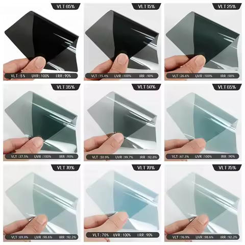 72/76/80/90/100cm x 152cm IR100% 2 MIL Hd Nano ceramic film Car and Home window Tint multi-light VLT