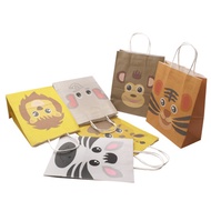 Animal Paper Shopping Bag Gift Packaging Bag