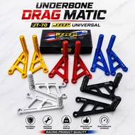 JRP - UNDERBONE DRAG MATIC IMPORT STEP DRAG MATIC RACING FULL CNC PREMIUM UNDERBONE DRAG MOTOR MATIC