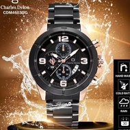 Jam Tangan Pria Charles Delon Water Resistant Watch