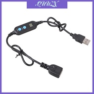QUU Adjustable Cycle USB Timer Cord USB Power Cable 1-24Hour Countdowns Display For Chargers Lights 