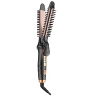 3 In 1 Hair Straightener And Curler Negative Ionic Hair Brush Iron Ceramic Flat Iron Hair Straightening Brush Curling Iron ซื้อทันทีเพิ่มลงในรถเข็น