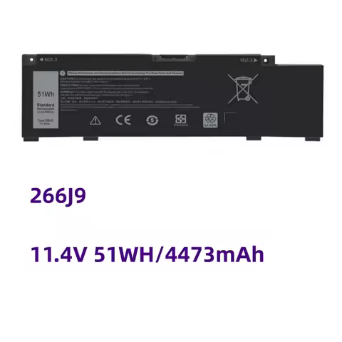 266J9 Laptop Battery for DELL G3 15 3590 3500 G5 15 5500 5505 Series For DELL Inspiron 14 5490 M4GWP