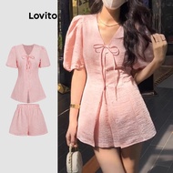 B120-FEB25-A-2-Bubble Sleeve Tie Top-SHB120ED425  B120-FEB25-A-2-Blaus lengan gelembung bertali-SHB1