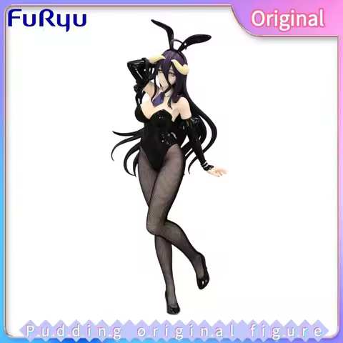 FuRyu BiCute Bunnies OVERLORD Albedo Black Anime Figurine Collectible