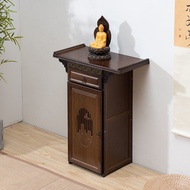 Get coupons🪁Altar Modern Simple Altar Buddha Shrine Home Buddha Niche New Chinese Style Incense Burner Table Guanyin Alt
