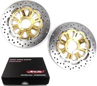 Arashi Front Brake Disc Rotor for Honda CB400 SB / CB400 SUPER BOL D'OR / CB400 SUPER FOUR 2005 Moto