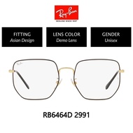 RAY-BAN VISTA - - RX6464D 2991 METAL UNISEX OPTICAL FRAME Asian Design Unisex Eyeglasses 56mm