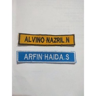 Custom Computer Embroidery Name Bet MAX A 312 Neat Stitching Size 1.8x8.5cm Embroidered Uniform Attr