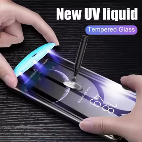 2PCS UV Liquid Full Glue HD Tempered Glass For OPPO Find X2 X3 X5 X6 Neo X7 Ultra Reno 3 4 5 6 7 9 1