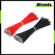 20pcs/lot Red Black XH2.54 Double tin header terminal wire 200mm Connector wire 24AWG