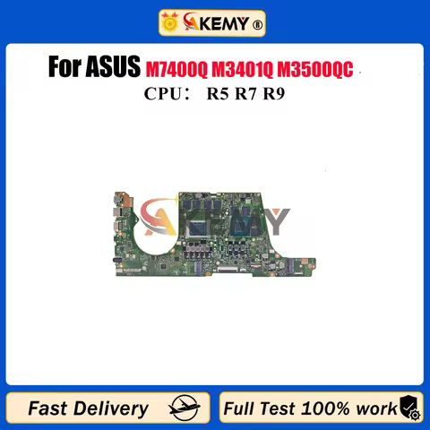 M3500QC Laptop Motherboard For ASUS VivoBook M3500Q M3400Q D3500Q M7600Q M7400Q M3401Q M3400QC M3400