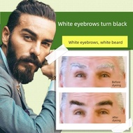 eyebrow mascara Genuine] White Eyebrow Dyeing Black Agent Dyeing Eyebrow Cream Semi-Waterproof Long-