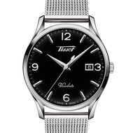 TISSOT T118.410.11.057.00 T1184101105700 Men's HERITAGE VISODATE Quartz 40mm mesh bracelet arabic index *Original