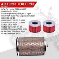 Bigla Air Cleaner & Engine Oil Filter Para sa Honda CB450 CB450S CB450SG 27 44 PS PC17 1986-1988 C 1