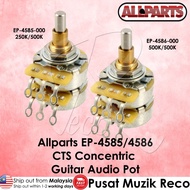 Allparts EP-4585 / EP-4586 CTS Concentric Guitar Audio Pot | 250K & 500K Stacked Dual Guitar Potenti