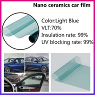 70%VLT Green Auto Car Nano Ceramic Tint Film Sunshade Anti UV Heat Resist Tint House Office Solar Pr