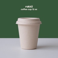 Bagasse Coffee Cup 12oz Ecofriendly 10 pcs