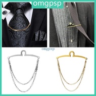 OMG Men Tie Chain Neckline Link Chain Jewelry  Business Wedding Tie Accessories
