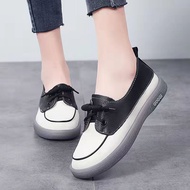 [ ️] 【NEW】Mom's casual shoes, soft leather shoes, flat white shoes, jelly-soled casual shoes