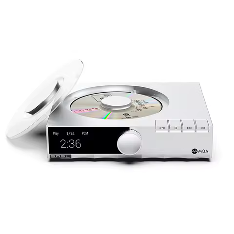 SMSL PL200T MQA-CD Transport Reference Level Digital Interface Functions P.A.S.S Servo System Lid-Op