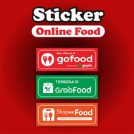 Online Food Stickers, Glass Stickers, Showcase Stickers, Go Food Stickers, Stickers, Shoppe Food, Gr