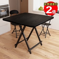 Foldable Table Household Table Simple Portable Table Rental Room Square Small Apartment Simple Table