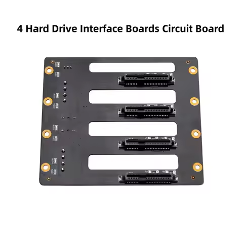 Backplane 4PIN NAS Chassis Accessories SATA Connectors 4 Hard Drive Interface Boards Circuit Board