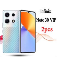 2pcs Infinix Note 30 VIP / Infinix Note 30 4G 5G / Infinix Note 30i / Infinix Note 30 Pro 3D Carbon Fiber Back Protective Film