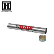 [H Market] 西班牙原裝 RAW 攜帶式 鋁合金 菸管 儲存 捲煙 捲菸 Joint Blunt 台灣 台北