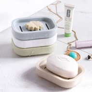 雙層帶蓋香皂盒衛生間瀝水肥皂盒 創意旅行便攜皂托肥皂架 #0297