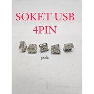 20pcs 4pin 2.0 type A USB terminal sockets