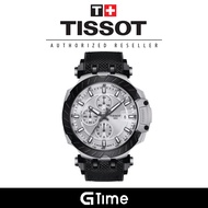 [Official Tissot Warranty]Tissot T115.427.27.031.00 Men's T-Race Automatic Chronograph Rubber Strap Watch T1154272703100