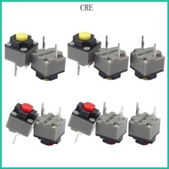 5PCS  Mute Button 6x6x7.3 Silent Switch  Mouse Wired Mouse Button