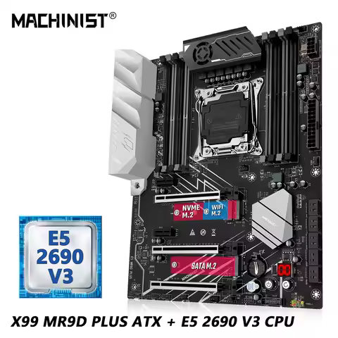 MACHINIST X99 Motherboard Combo With Intel Xeon E5 2699 V4 LGA 2011-3 CPU and DDR4 32GB RAM memory K