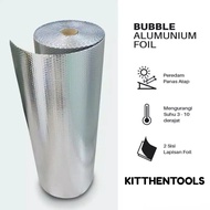 aluminium foil pelembab udara panas bubble Lebar 1,2M ALUMINIUM ALUMUNIUM FOIL BUBBLE PEREDAM TAHAN 