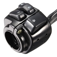 1 Pair Motorcycle Handlebar Control Lights Switch (25mm) with Wiring Harness for