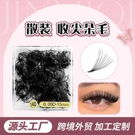 Bulk Sharpened False Eyelashes Soft Large Capacity Non-Root 6 D-2 0 Points Glue Flower Grafting