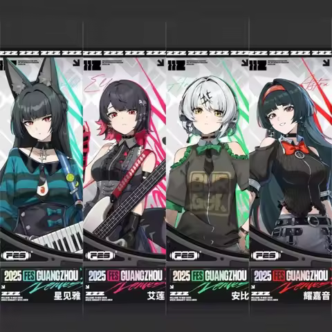 Game Zenless Zone Zero Peripheral Characters Miyabi Hoshimi Astra Yao Concert Laser Tickets Fan Gi