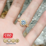 Xuping Round Diamond 22k Women's Ring