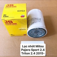 Mitsubishi Pajero Sport oil filter 4N15 2.5L diesel engine 2015-2025 JS Asakashi Japan C312J